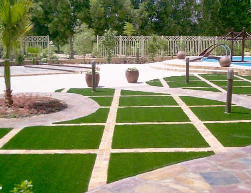 synthetic lawn