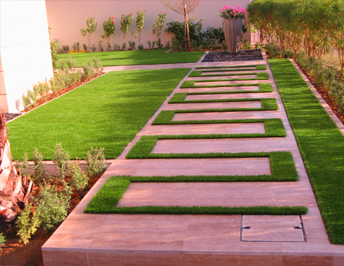 synthetic lawn