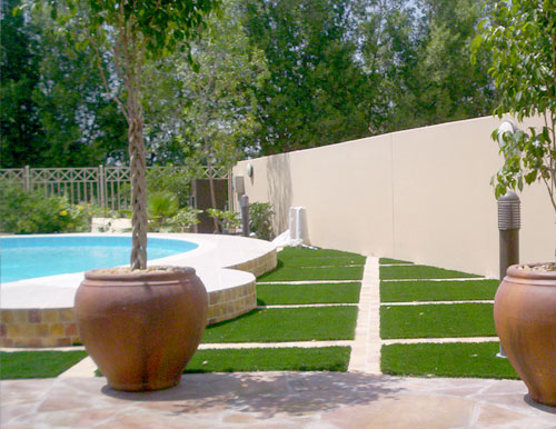 synthetic lawn
